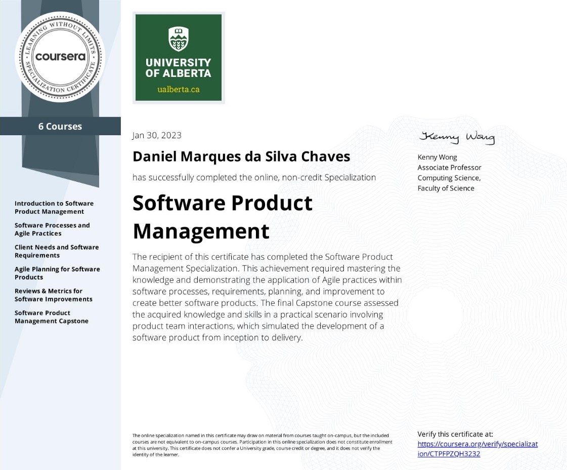 Certified Scrum Master (CSM)